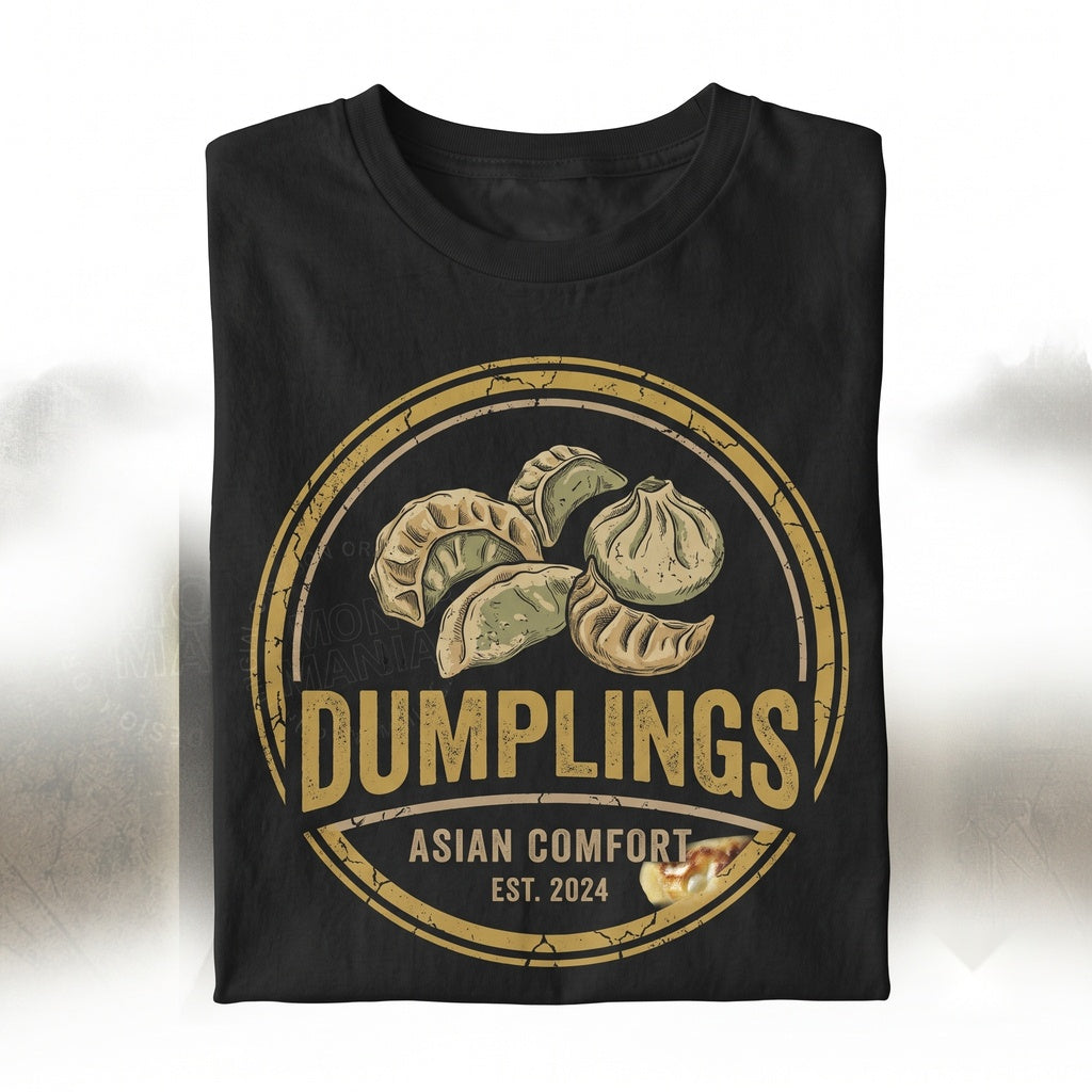 Dumpling Bootleg Rap Xiao Long Bao Jiaozi Gyoza Momo Pierogi Dim Sum Crab Rangoon Vintage Funny Graphic Unisex TShirt