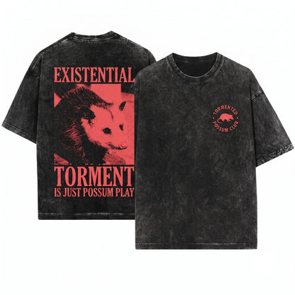 Torment Opossum Unisex Wash T-Shirt