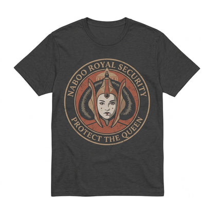 Oversized Padme Amidala Retro Sci-Fi Anakin Skywalker Queen Graphic Vintage