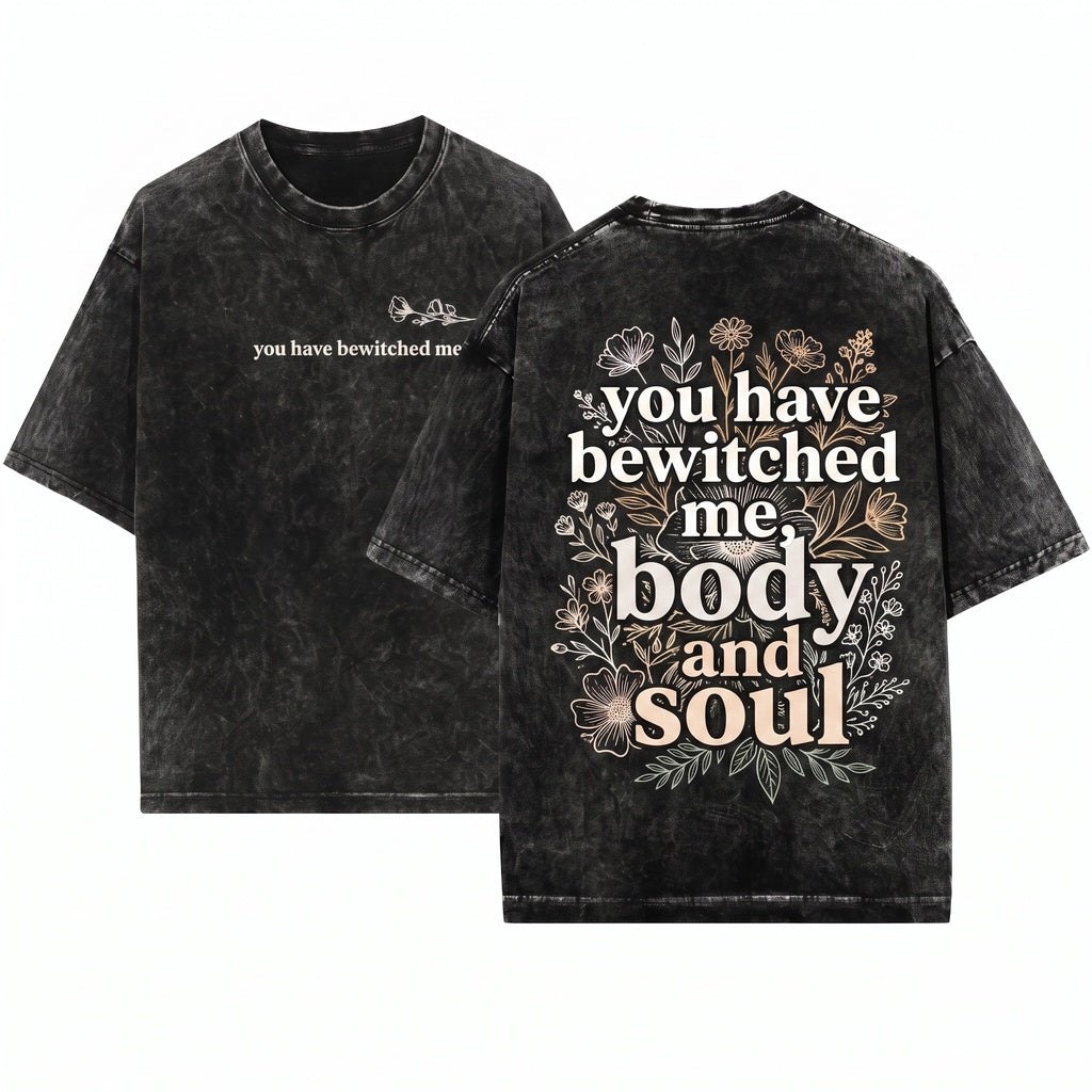 You Have Bewitched Me Body and Soul Embroidered Sweatshirt – Pride and Prejudice Quote Jane Austen Book Lover Gift Cozy Fall