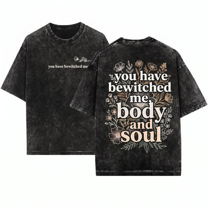 You Have Bewitched Me Body and Soul Embroidered Sweatshirt – Pride and Prejudice Quote Jane Austen Book Lover Gift Cozy Fall