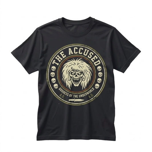Accused A.D. Graphic Band Merch Novelty Heavy Cotton Unisex TShirt