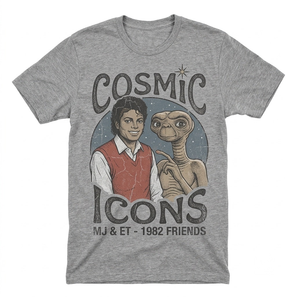 Classic Sci-Fi Movie Character Graphic Casual Cotton Apparel Unisex TShirt