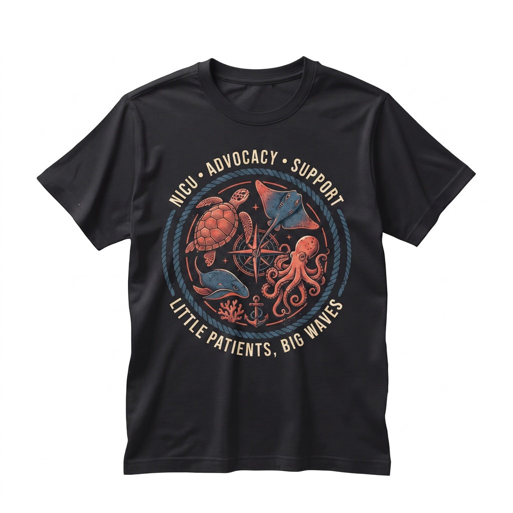 NICU Nurse Ocean Neonatal Intensive Care Unit Animal Gift Unisex TShirt