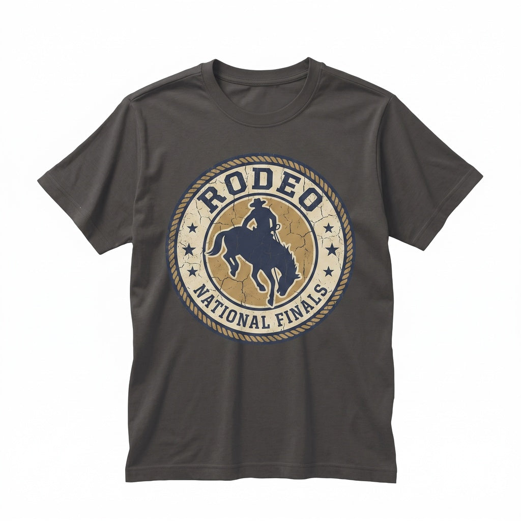 Vintage Rodeo Cowboy Bronc Rider Horse Western Graphic Unisex TShirt