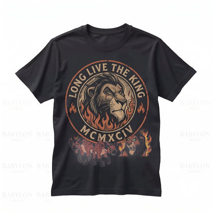 Vintage Retro Lion Scar Villain Graphic World Trip Vacation Gift Unisex TShirt