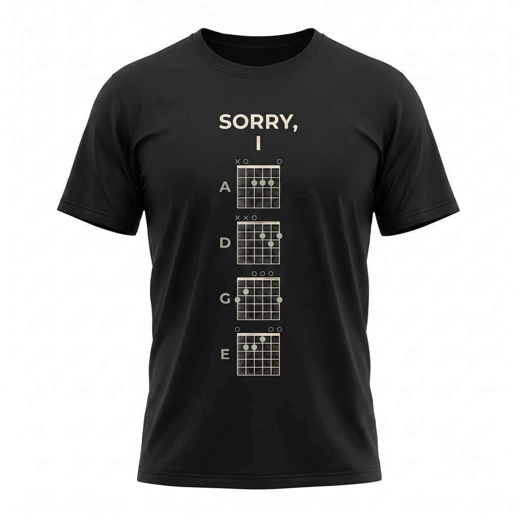 Guitar Chords Musician Gift Acoustic Electric Player Music Birthday Present Christmas Apparel Men Women Unisex TShirt