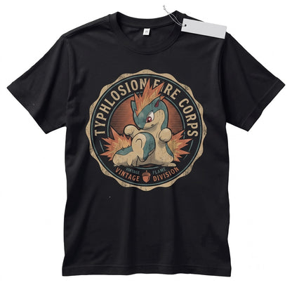 Vintage Cyndaquil Tank Top Cute Flame Anime Sleeveless Retro Streetwear Unisex TShirt