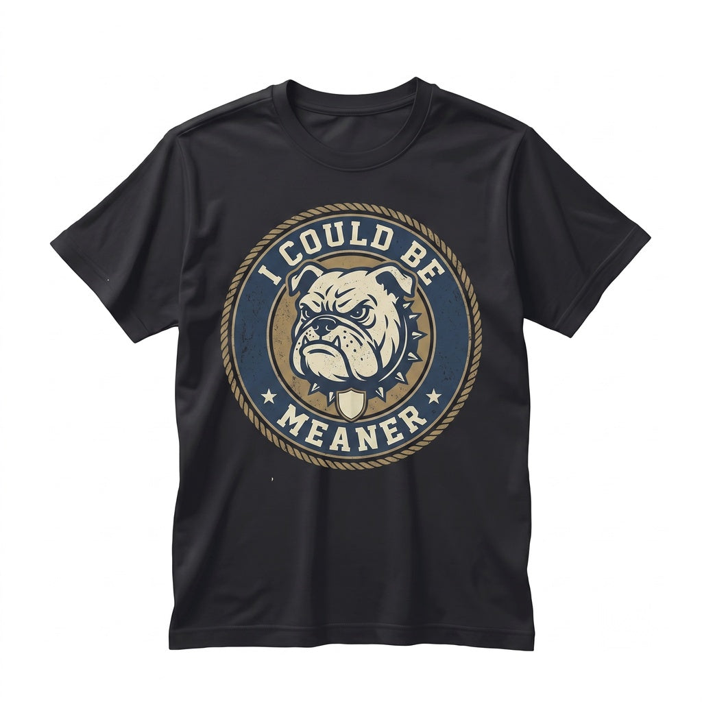 Funny Bulldog Graphic Vintage Dog Meme Humor Retro Apparel Unisex TShirt