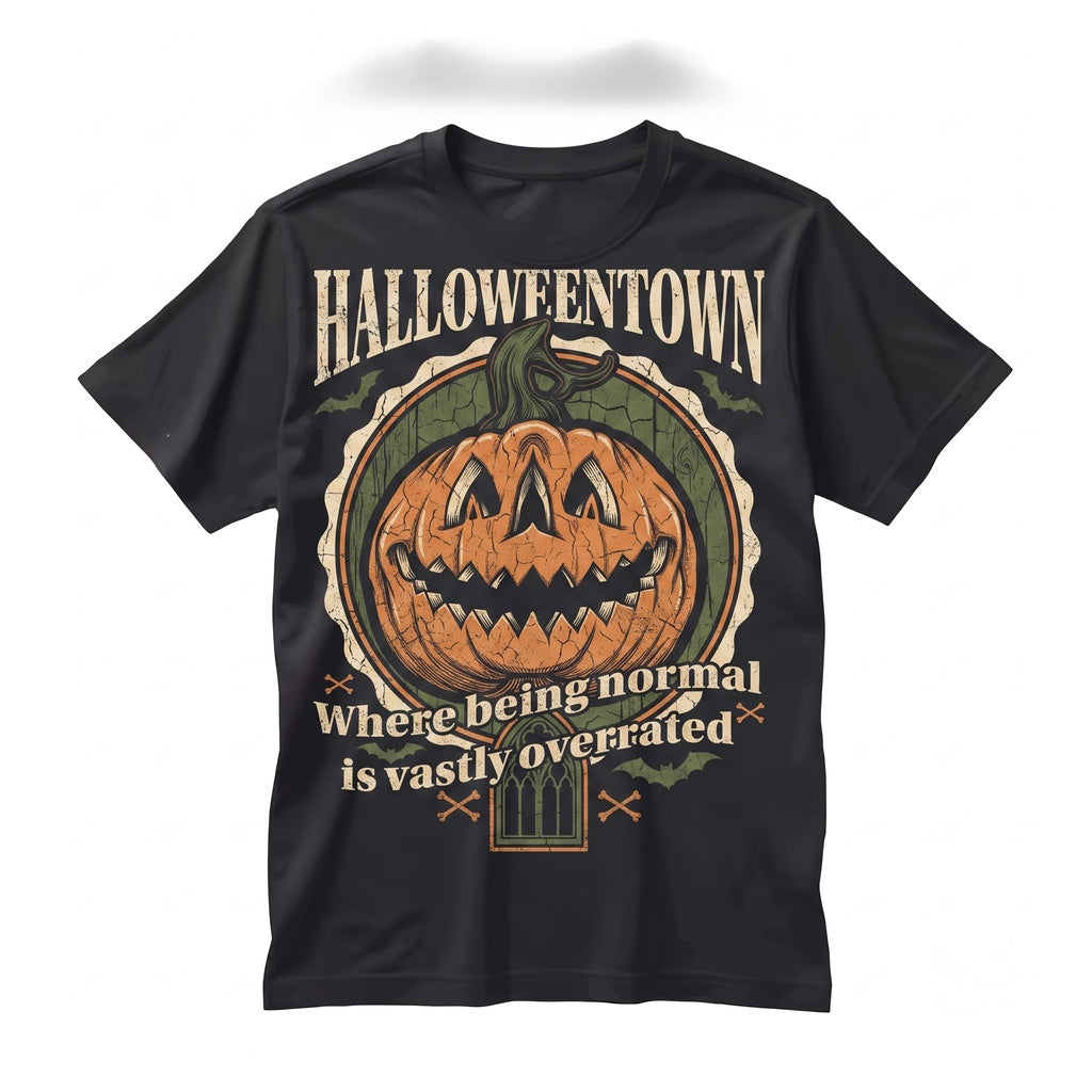 Retro Halloween Pumpkin Jack O Lantern Graphic, Spooky Season Fall Unisex TShirt