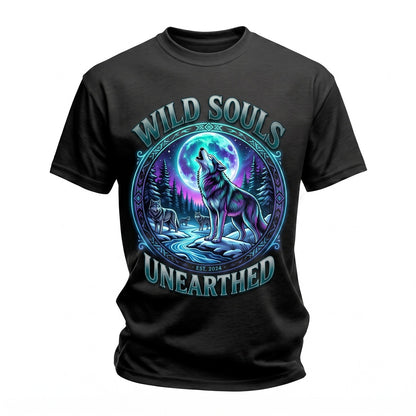 Vintage 90s Retro Grunge Wolf Graphic Unisex TShirt