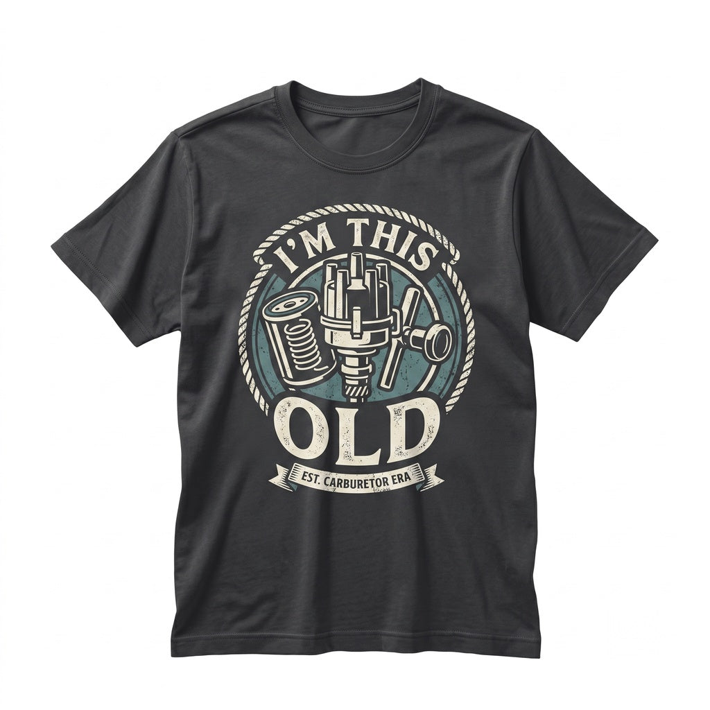 Im This Old Funny Vintage Classic Car Mechanic Graphic Garage Auto Parts Gift Unisex TShirt