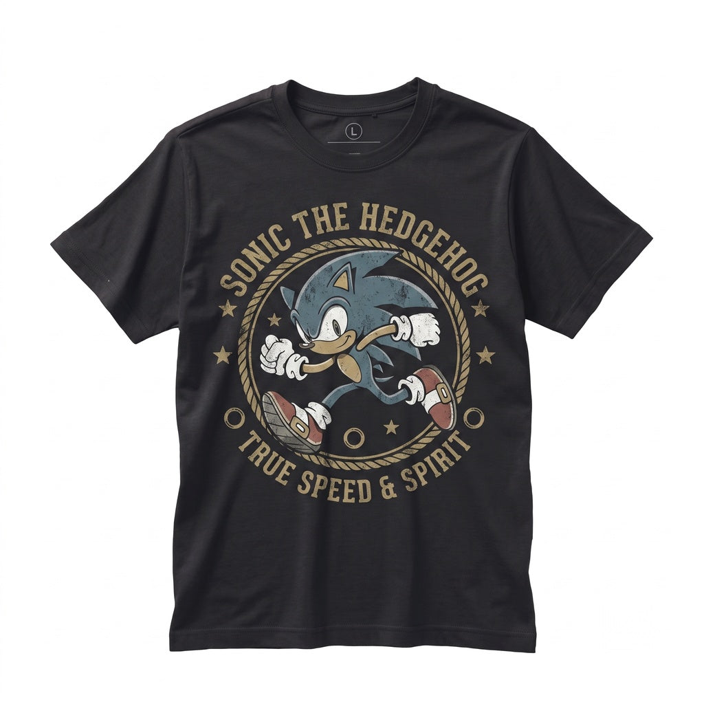 Retro Comic Superhero Graphic Cotton Apparel Unisex TShirt