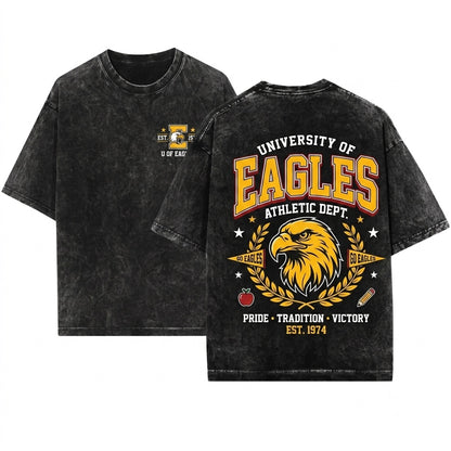 Custom School Mascot Teacher Team Back to Jersey Unisex Wash T-Shirt