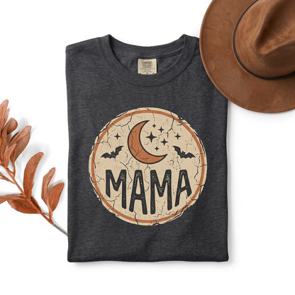 Pink Checkered Spooky Season Halloween Gift for Mom Mama Graphic Unisex TShirt