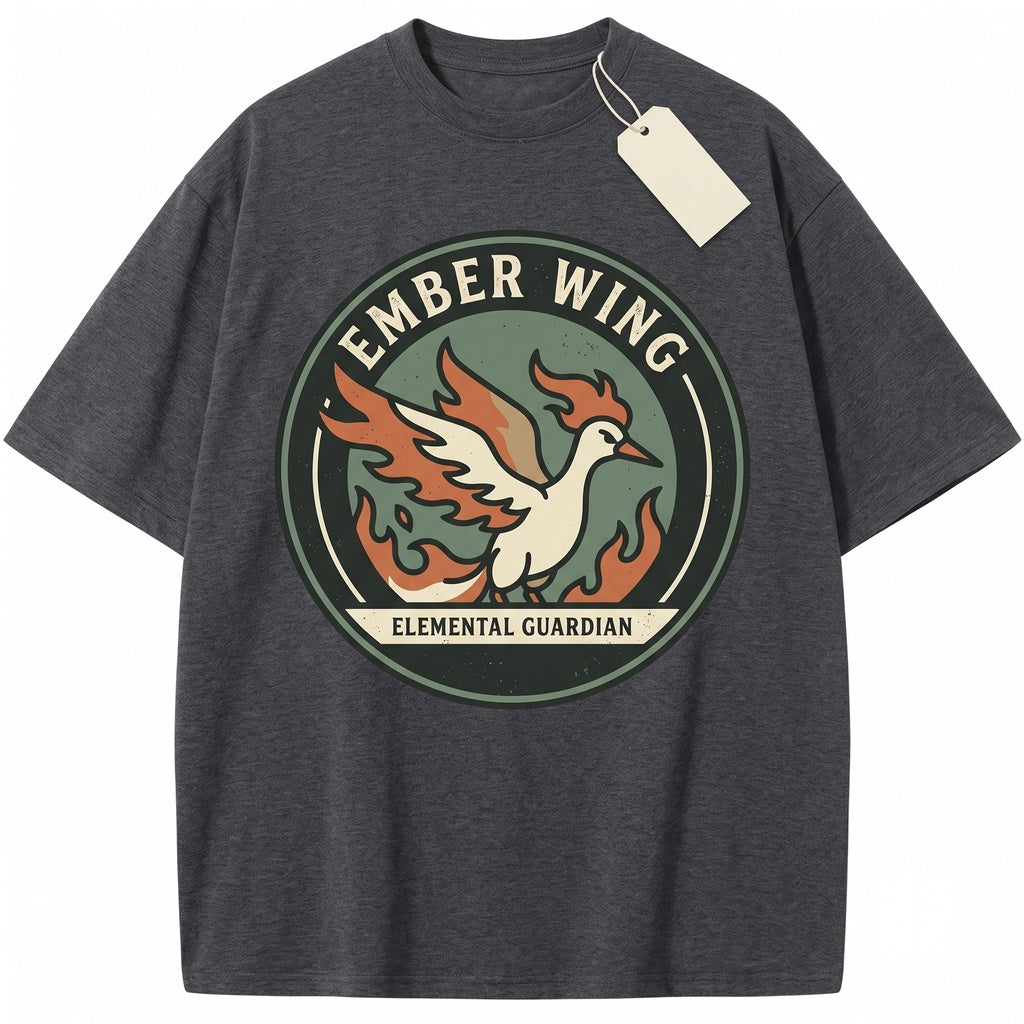 Moltres Vintage Acid Wash Fire Legendary Bird Anime Retro Graphic Oversized Gift Unisex TShirt