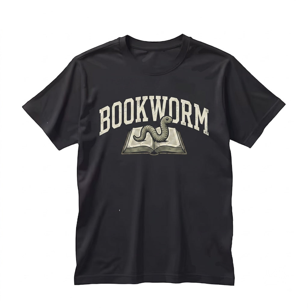 Bookworm Preppy Literary Reading Scholar Novel Aesthetic Crewneck Vintage Apparel Unisex TShirt