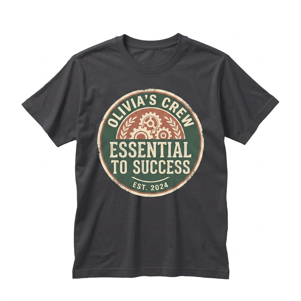 Personalized Employee Appreciation Coworker Gift Essential Success Team Member Unisex TShirt