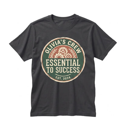 Personalized Employee Appreciation Coworker Gift Essential Success Team Member Unisex TShirt