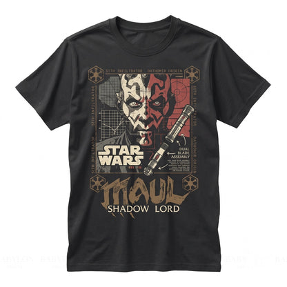 Vintage Darth Maul Shadow Lord Graphic Sweatshirt Hoodie Sith Clone Wars Gift Unisex TShirt