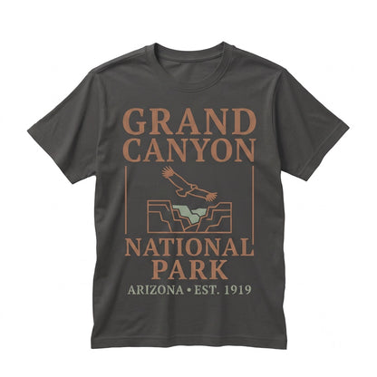 Grand Canyon National Park Arizona Desert Graphic Vintage Landscape Retro Hiking Nature Gift Unisex TShirt