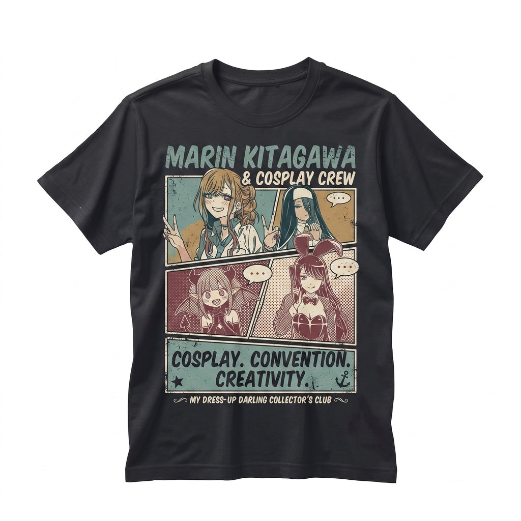 Marin Cosplay Anime Manga Waifu Japanese Otaku Aesthetic Graphic Crewneck Unisex TShirt