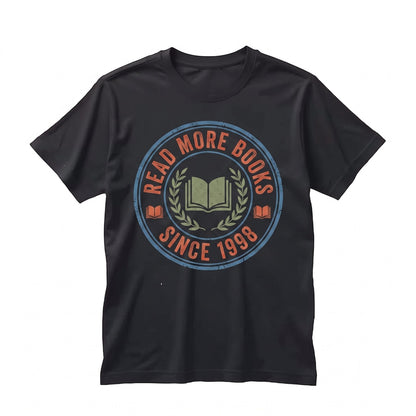 Read More Books Teacher English Educator Librarian Literary Graphic Apparel Unisex TShirt