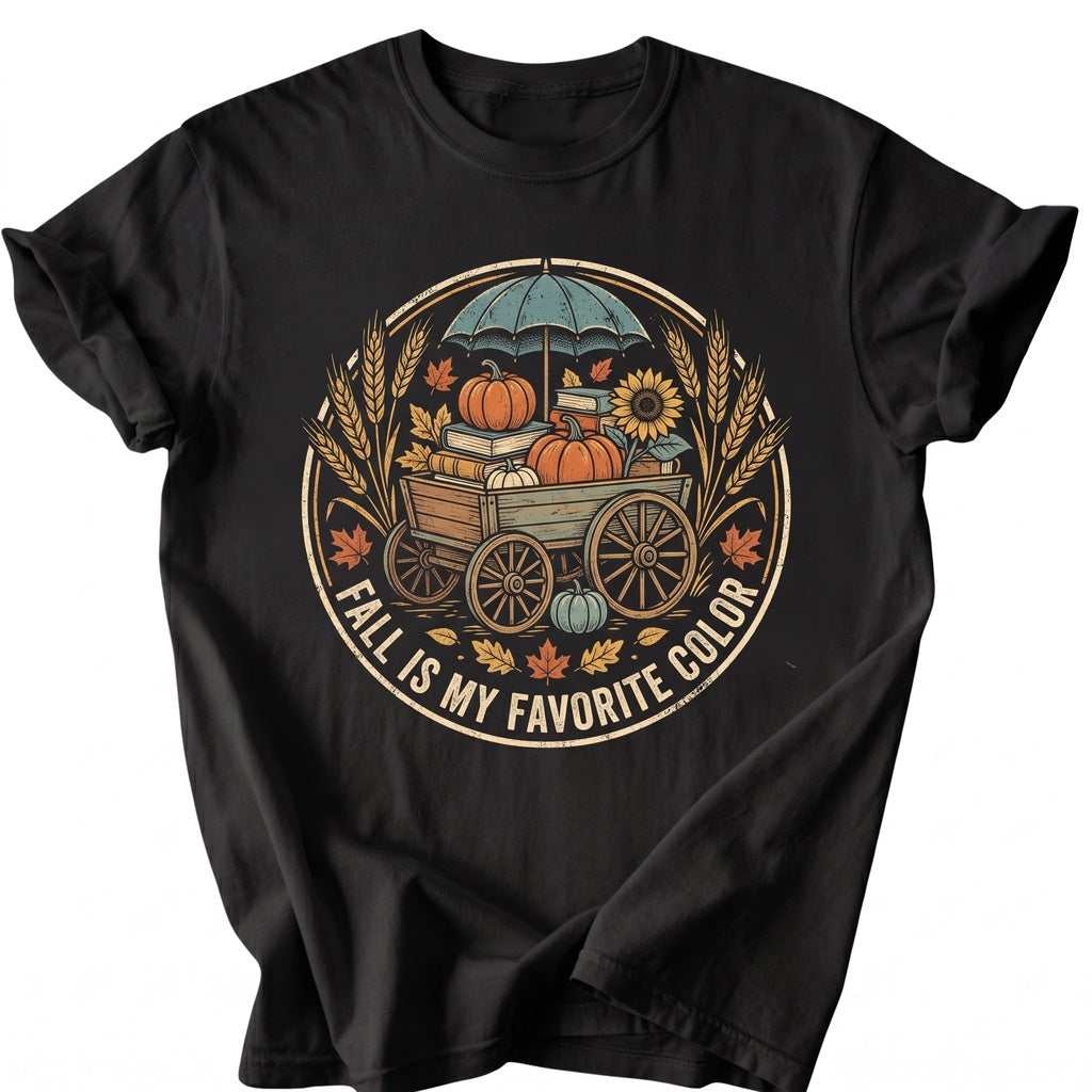 Fall Is My Favorite Color Cute Autumn Vibes Lover Thanksgiving Holiday Gift Unisex TShirt