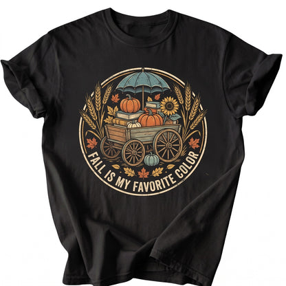 Fall Is My Favorite Color Cute Autumn Vibes Lover Thanksgiving Holiday Gift Unisex TShirt