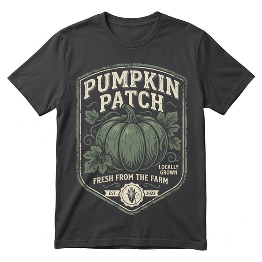 Vintage Pumpkin Patch Autumn Farm Fresh Retro Trendy Fall Sublimation Unisex TShirt