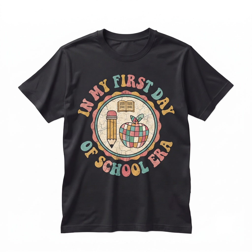 First Day of Class Teacher Present Back to School Graphic Top Unisex TShirt