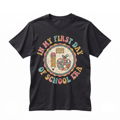 First Day of Class Teacher Present Back to School Graphic Top Unisex TShirt