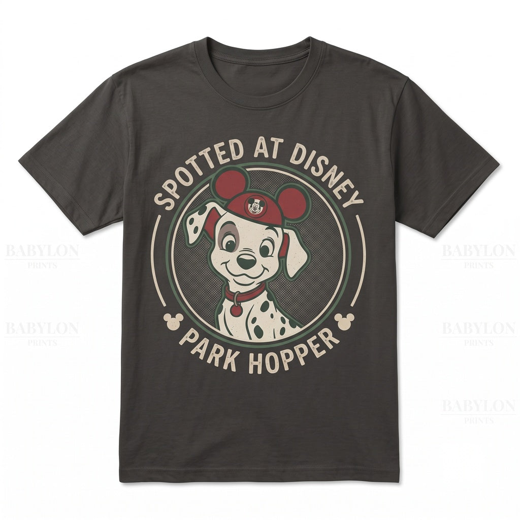 Retro Vintage Dalmatian Spotted Puppy Dog Graphic Cute Lover Gift Unisex TShirt