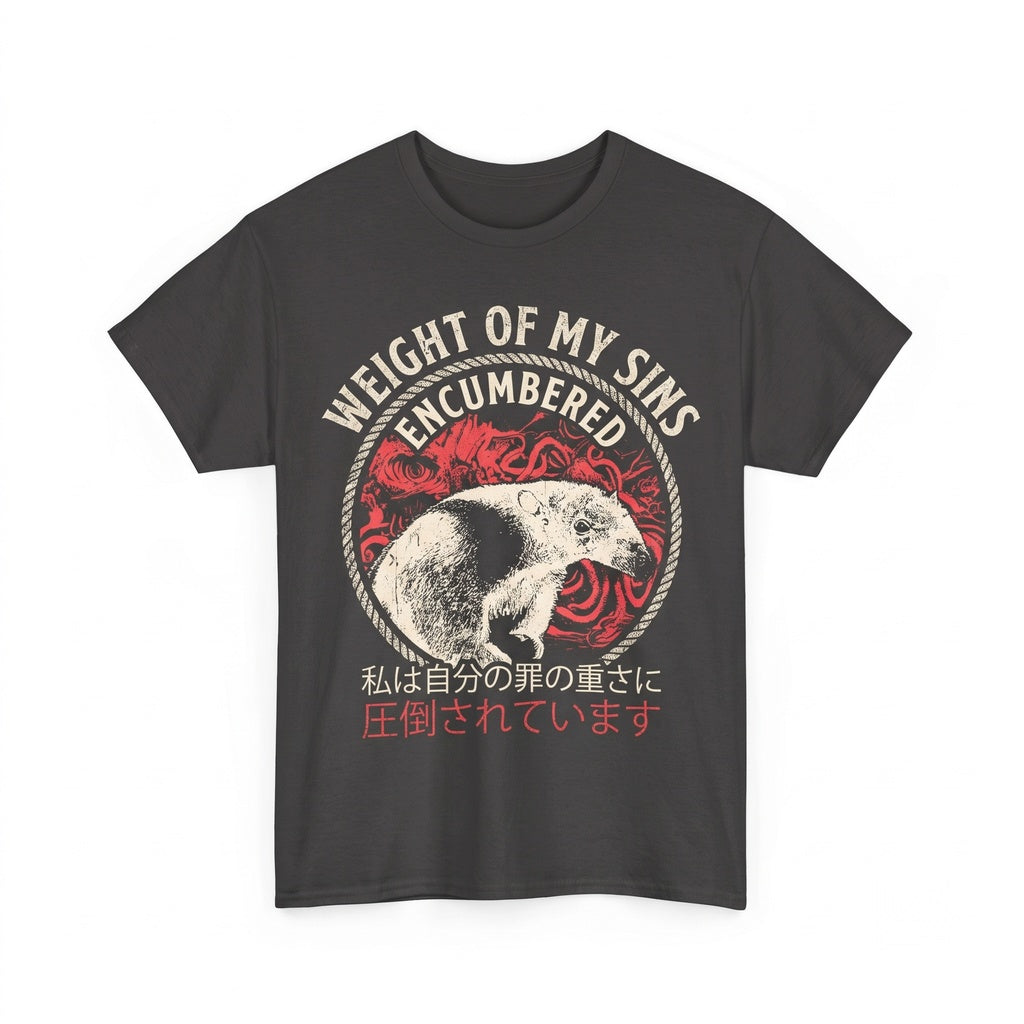 Over Encumbered Anteater Funny RPG Gaming Graphic Heavy Inventory Animal Cotton Short Sleeve Unisex TShirt