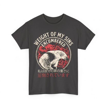 Over Encumbered Anteater Funny RPG Gaming Graphic Heavy Inventory Animal Cotton Short Sleeve Unisex TShirt