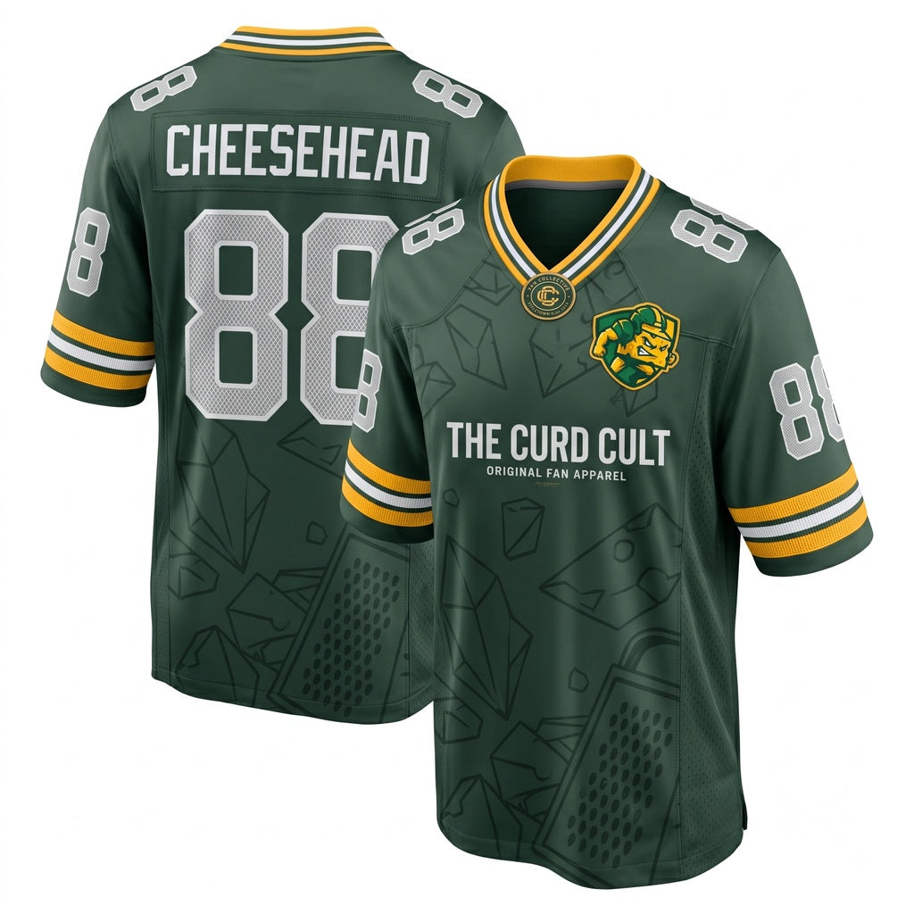 Unisex Stitched Game Day Football Jersey - Breathable Lightweight Athletic Fan Mesh Shirt