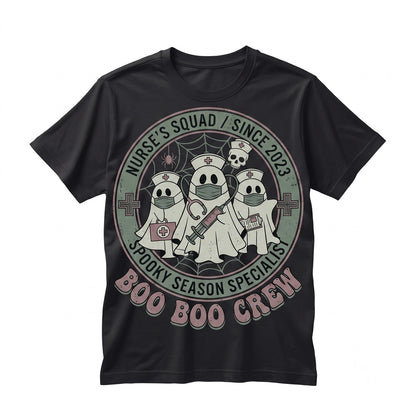 Boo Boo Crew Halloween Ghost Nurse Cute Medical Squad Gift Unisex TShirt