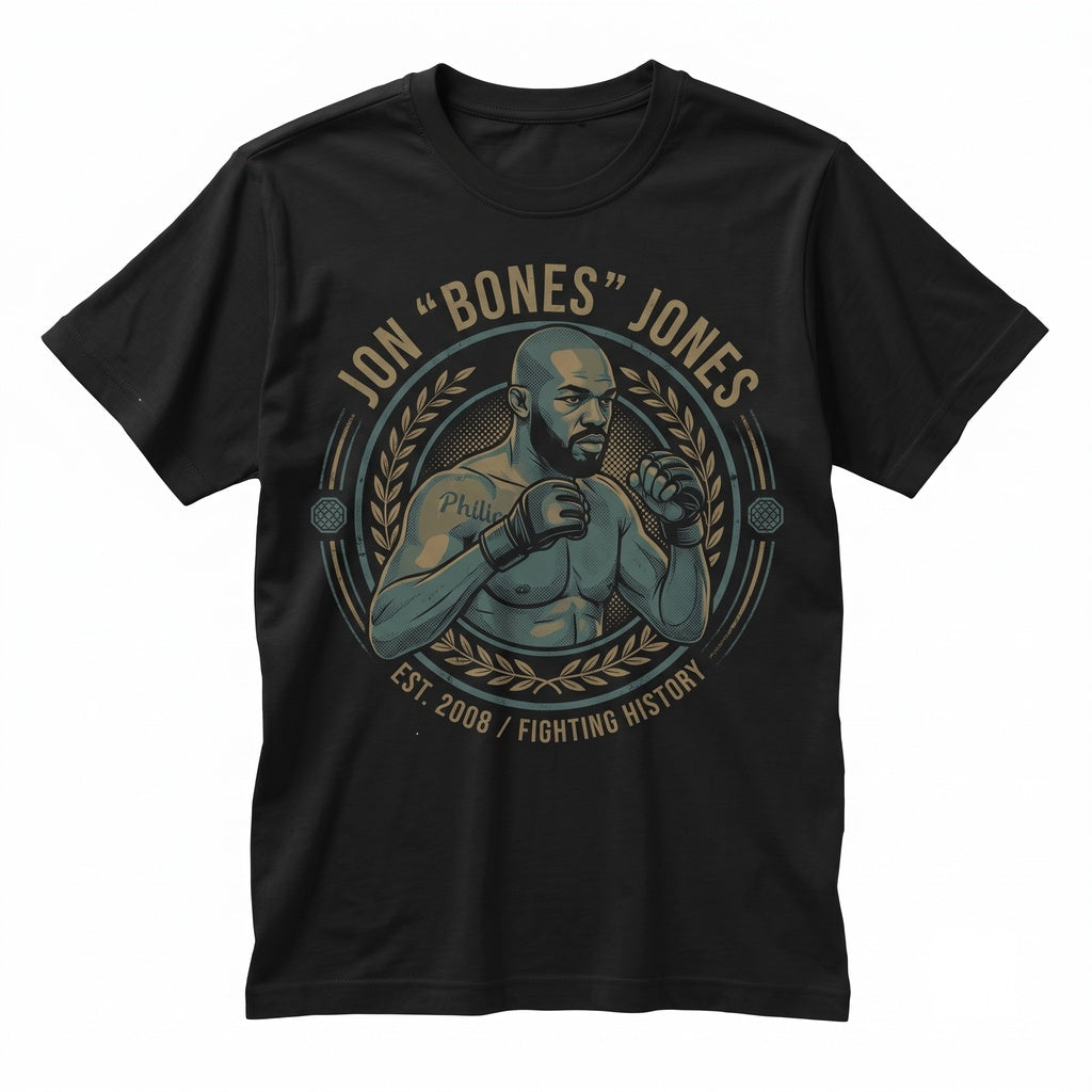 Jon Jones MMA Fighter Graphic Legend Apparel Unisex TShirt