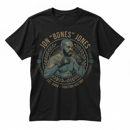 Jon Jones MMA Fighter Graphic Legend Apparel Unisex TShirt