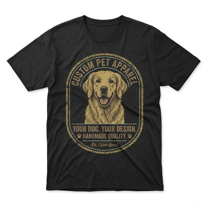 Custom Pet Photo Graphic Top - Dog & Cat Animal Lovers Gift Made in USA Unisex TShirt