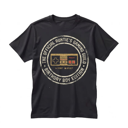 Aunt of the Birthday Boy Matching Video Game Party Outfit, Funny Gamer Family Apparel Unisex TShirt