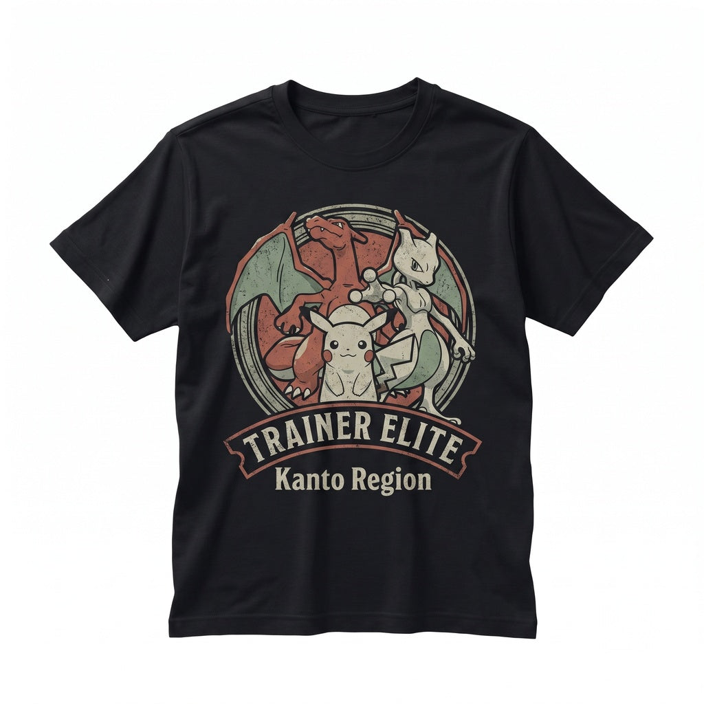 Vintage Washed Oversized Retro Anime Monster Collage Graphic Gamer Fan Gift Unisex TShirt