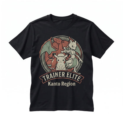 Vintage Washed Oversized Retro Anime Monster Collage Graphic Gamer Fan Gift Unisex TShirt