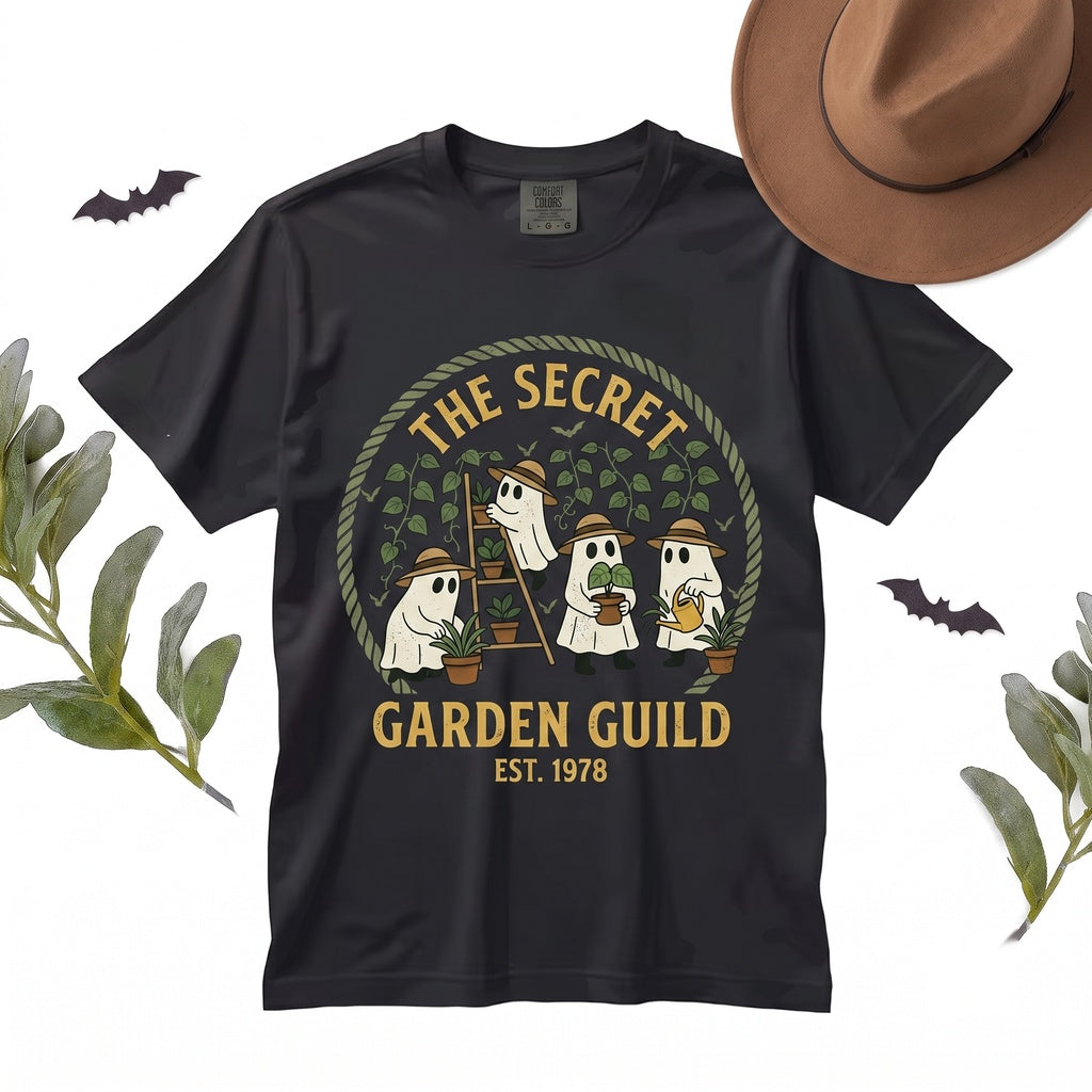 Cute Gardener Ghost Plant Lover Gardening Halloween Gift Apparel Unisex TShirt