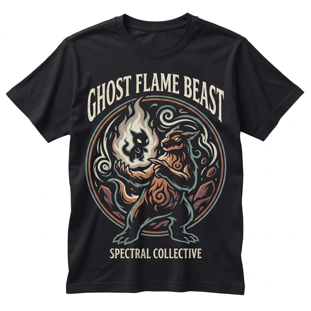 Vintage Wash Cyndaquil Typhlosion Flame Graphic Sleeveless Dark Y2K Streetwear Anime Top, Unisex TShirt