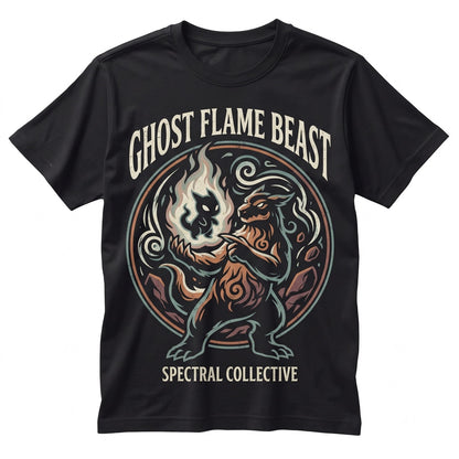 Vintage Wash Cyndaquil Typhlosion Flame Graphic Sleeveless Dark Y2K Streetwear Anime Top, Unisex TShirt