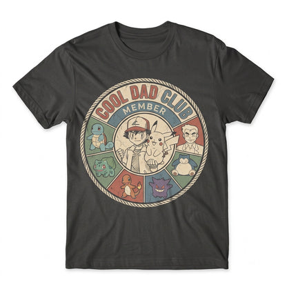 Cool Vintage Anime Monster Gamer Father Funny Retro Graphic Gift Unisex TShirt