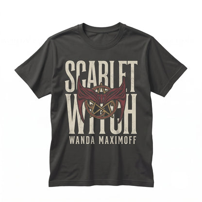 Vintage Scarlet Witch Graphic Sweatshirt Wanda Maximoff Retro Comic Book Fan Gift Unisex TShirt
