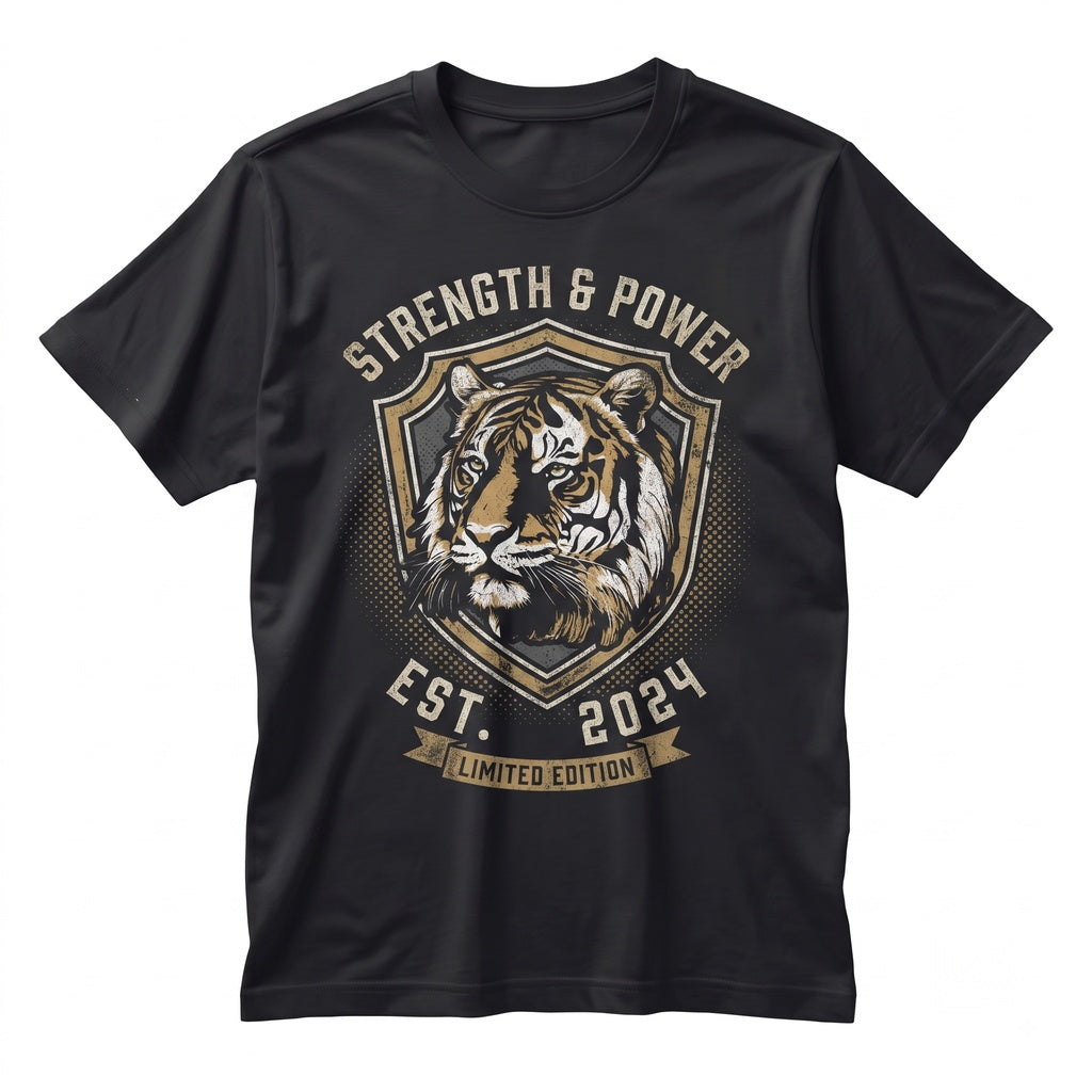 Vintage Tiger Graphic Retro Big Cat Wildlife Animal 90s Y2K Streetwear Pullover Hoodie Unisex TShirt