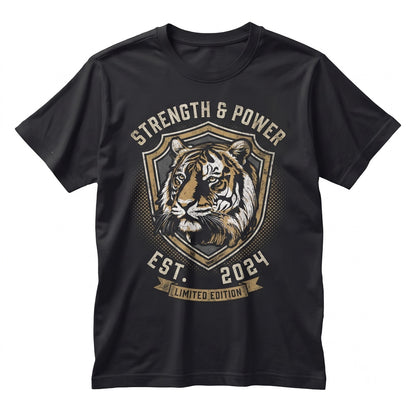 Vintage Tiger Graphic Retro Big Cat Wildlife Animal 90s Y2K Streetwear Pullover Hoodie Unisex TShirt